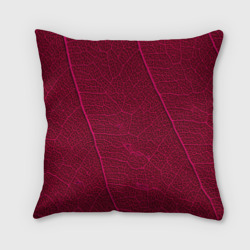 Бордовый лист текстура – Подушка 3D с принтом купить