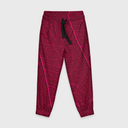 Бордовый лист текстура – Детские брюки 3D с принтом купить