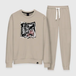 Женский костюм хлопок Пиксельные протесты