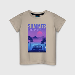 Summer History  – Детская футболка хлопок с принтом купить со скидкой в -20%