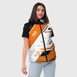 Женский жилет утепленный 3D Asiimov AWP skin - фото 2