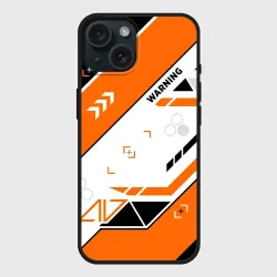Чехол силиконовый для Apple iPhone 15 матовый Asiimov AWP skin