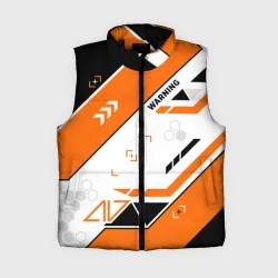 Женский жилет утепленный 3D Asiimov AWP skin