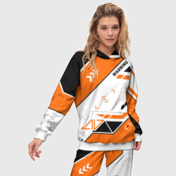 Женский костюм с толстовкой 3D Asiimov AWP skin - фото 2