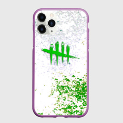 Чехол для iPhone 11 Pro матовый Dead by daylight краски