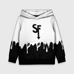 Детская толстовка 3D Sally face разводы красок блэк