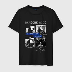 Depeche Mode - Barrel of a gun ep – Мужская футболка хлопок с принтом купить со скидкой в -20%