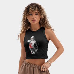 Женская укороченная майка-топ хлопок Джо Логан Ниндзя Камуи - фото 2