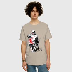 Мужская футболка хлопок Oversize Джо Логан Ниндзя Камуи - фото 2