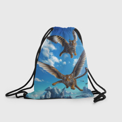 Летающие тигрята – Рюкзак-мешок 3D с принтом купить со скидкой в -25%
