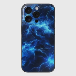 Чехол для iPhone 16 Pro силиконовый с защитой камеры Элементаль энергии  текстура