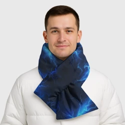 Шарф-пуховик 3D Элементаль энергии  текстура - фото 2