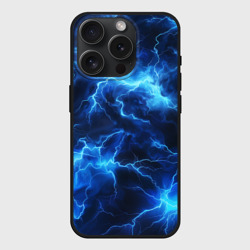 Чехол силиконовый для Apple iPhone 15 Pro матовый Элементаль энергии  текстура
