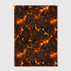 Постер Элементаль магмы текстура