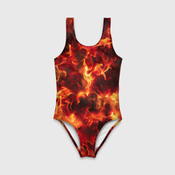 Детский купальник 3D Огненный элементаль - фото 2