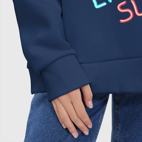 Женское светящееся худи Земля отстой - неон green инопланетянин - фото 7