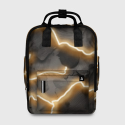 Электрический удар молнии паттерн – Женский рюкзак 3D с принтом купить