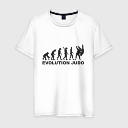 Эволюция дзюдо – Мужская футболка хлопок с принтом купить со скидкой в -20%