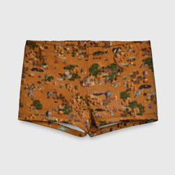 Детские купальные плавки 3D Герои 3 Карта Фабрики 