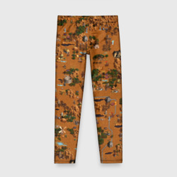 Детские леггинсы 3D Герои 3 Карта Фабрики 