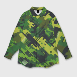 Camouflage - pattern ai art – Мужская рубашка oversize 3D с принтом купить