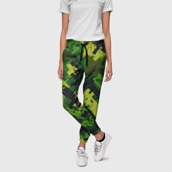 Camouflage - pattern ai art – Женские брюки 3D с принтом купить