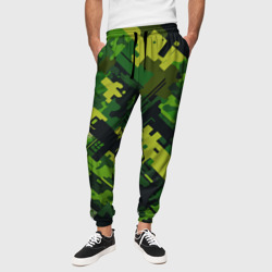 Camouflage - pattern ai art – Мужские брюки 3D с принтом купить