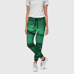 Зеленая джинса – Женские брюки 3D с принтом купить