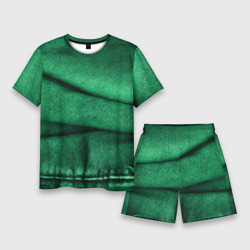 Зеленая джинса – Мужской костюм с шортами 3D с принтом купить