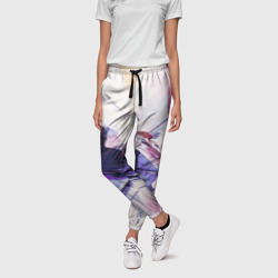 Хаотичные мазки краски – Женские брюки 3D с принтом купить