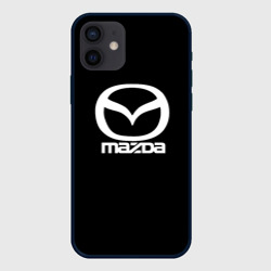 Mazda logo white – Чехол для iPhone 12 Mini с принтом купить
