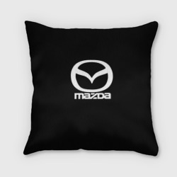 Mazda logo white – Подушка 3D с принтом купить