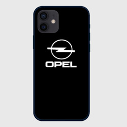 Opel logo white – Чехол для iPhone 12 Mini с принтом купить
