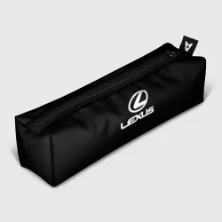 Пенал школьный 3D Lexus white logo