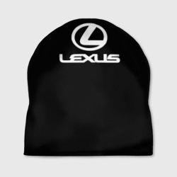Lexus white logo – Шапка 3D с принтом купить