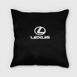 Lexus white logo – Подушка 3D с принтом купить