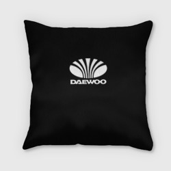 Daewoo white logo – Подушка 3D с принтом купить