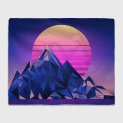 Vaporwave неоновые горы – Плед 3D с принтом купить со скидкой в -14%