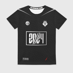 Женская футболка 3D G2 Esports - Pro kit Jersey 2024