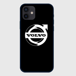 Volvo white logo – Чехол для iPhone 12 Mini с принтом купить