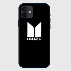 Isuzu white logo – Чехол для iPhone 12 Mini с принтом купить
