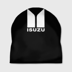 Isuzu white logo – Шапка 3D с принтом купить