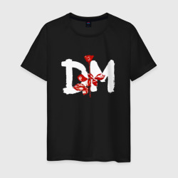 Depeche Mode - Violator rose logos – Мужская футболка хлопок с принтом купить со скидкой в -20%