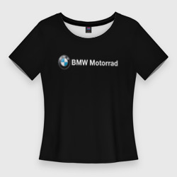 Bmw logo – Женская футболка 3D Slim с принтом купить