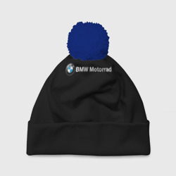 Bmw logo – Шапка 3D c помпоном с принтом купить