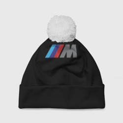 BMW sport logo – Шапка 3D c помпоном с принтом купить