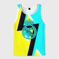 Мужская майка 3D Real madrid fc geometry