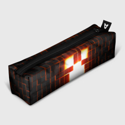 Пенал школьный 3D Скин крипера майнкрафт glowing face