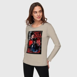 Женский лонгслив хлопок Повесть о конце света Джек-потрошитель - фото 2