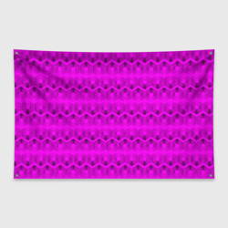 Геометрический узор цвета фуксия – Флаг-баннер с принтом купить